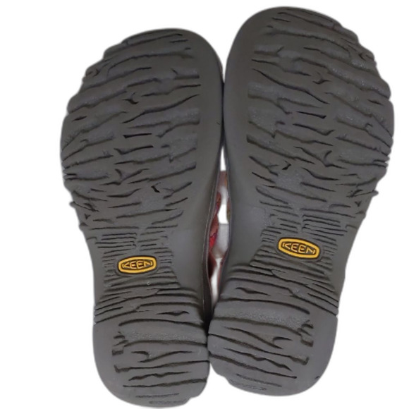 Kids KEEN Whisper Coral Orange Multi-Color Waterproof Sport Hiking Sandals 1Y - Picture 5 of 6